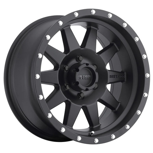 Method Race Wheels MR301 The Standard | MATTE BLACK | 6x139.7 | 18x9 | Toyota Tacoma / 4Runner / 2022+ Tundra / LC250 Method Race Wheels MR301 The Standard | MATTE BLACK | 6x139.7 | 18x9 | Toyota Tacoma / 4Runner / 2022+ Tundra / LC250