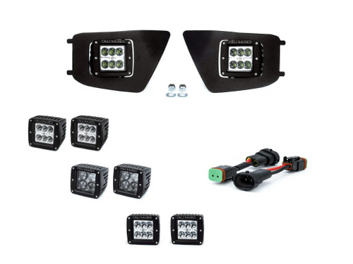 Cali Raised LED Fog Light Pod Combo - 2012-2015 Toyota Tacoma