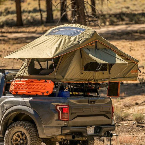 ROAM Adventure Co. Vagabond Rooftop Tent - Forest Green / Hyper Orange ROAM Adventure Co. Vagabond Rooftop Tent - Forest Green / Hyper Orange