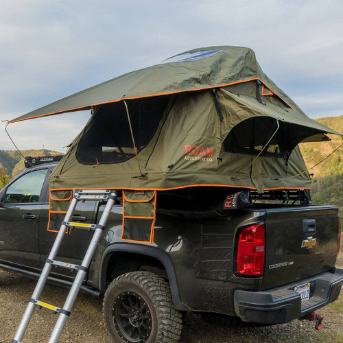 ROAM Adventure Co. Vagabond Lite Rooftop Tent - Forest Green/Hyper Orange