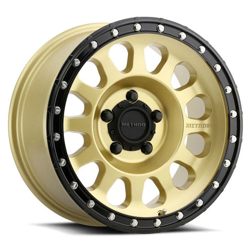 Method Race Wheels MR315 | GOLD - BLACK LIP | 5x150 | 18x9 | 18 Method Race Wheels MR315 | GOLD - BLACK LIP | 5x150 | 18x9 | 18