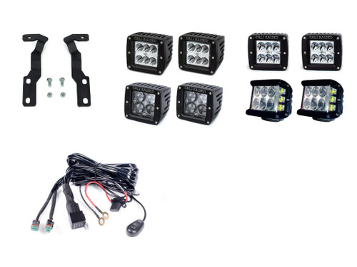 Cali Raised Low Profile Ditch Light Combo - 2010+ Toyota 4Runner