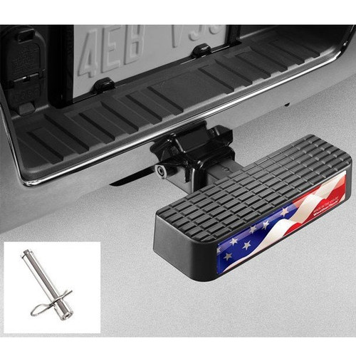 WeatherTech BumpStep USA with Stainless Hitch Pin | 2022-2025 Toyota Tundra