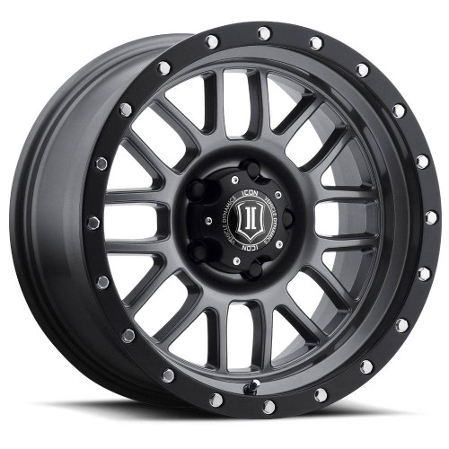 Icon Alloys Alpha Wheel | Gunmetal- Toyota 2005+ Tacoma/2003+ 4Runner Icon Alloys Alpha Wheel | Gunmetal- Toyota 2005+ Tacoma/2003+ 4Runner