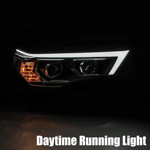 AlphaRex LUXX-Series LED Projector Headlights Chrome | 2014-2022 Toyota 4Runner (880721)