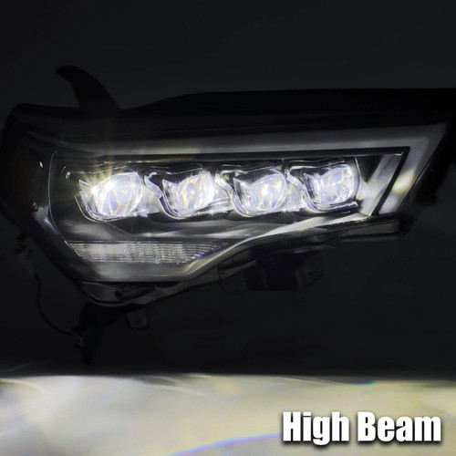 AlphaRex NOVA-Series LED Projector Headlights Chrome | 2014-2022 Toyota 4Runner (880724)