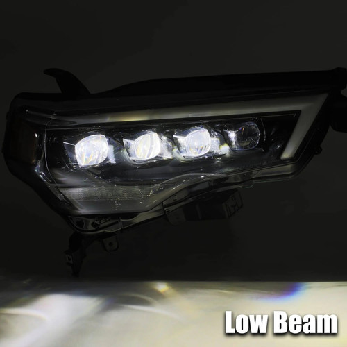 AlphaRex NOVA-Series LED Projector Headlights Chrome | 2014-2022 Toyota 4Runner (880724)