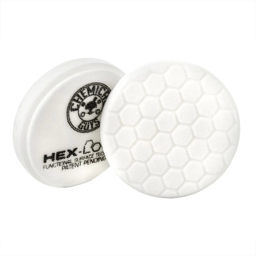 Chemical Guys Hex-Logic Self-Centered Light-Medium Polishing Pad - White - 4in Chemical Guys Hex-Logic Self-Centered Light-Medium Polishing Pad - White - 4in