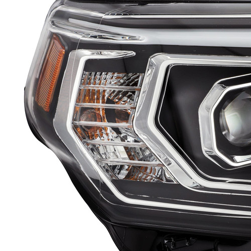 AlphaRex MK II PRO-Series Halogen Projector Headlights Black | 2024-2014 Toyota 4Runner
