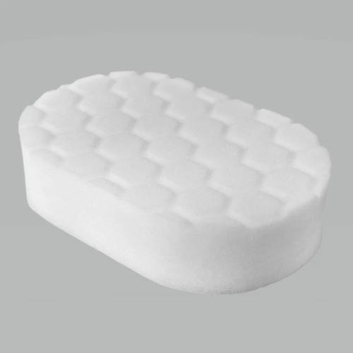 Chemical Guys Hex-Logic Polishing Hand Applicator Pad - White - 3in x 6in x 1in Chemical Guys Hex-Logic Polishing Hand Applicator Pad - White - 3in x 6in x 1in