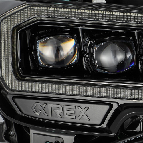 AlphaRex NOVA-Series LED Projector Headlights Alpha-Black | 2016-2023 Toyota Tacoma (880705)