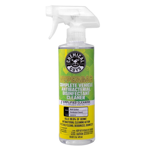 Chemical Guys Hyperban Complete Vehicle Antibacterial Disinfectant Cleaner - 16oz Chemical Guys Hyperban Complete Vehicle Antibacterial Disinfectant Cleaner - 16oz