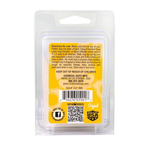 Chemical Guys OG Clay Bar (Light/Medium Duty) - Yellow Chemical Guys OG Clay Bar (Light/Medium Duty) - Yellow