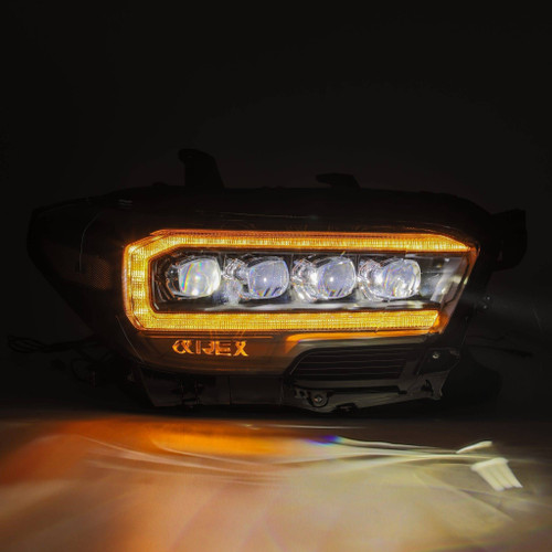 AlphaRex NOVA-Series LED Projector Headlights Chrome 2023-2016 Toyota Tacoma (880706)