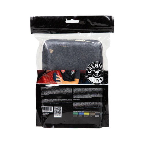 Chemical Guys Workhorse Microfiber Applicator - 5in x 3in x 1.5in - Black - 2 Pack Chemical Guys Workhorse Microfiber Applicator - 5in x 3in x 1.5in - Black - 2 Pack
