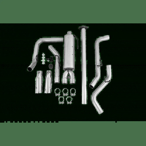 MBRP Installer Series 2.5" Catback w/ Dual Exit - 2005-2015 Toyota Tacoma (S5328AL)