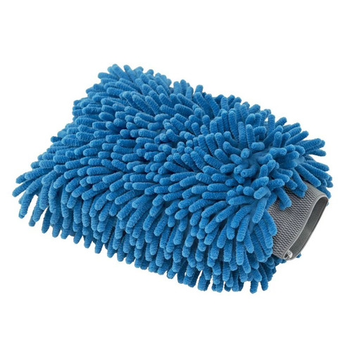 Chemical Guys Chenille Premium Scratch-Free Microfiber Wash Mitt - Blue Chemical Guys Chenille Premium Scratch-Free Microfiber Wash Mitt - Blue