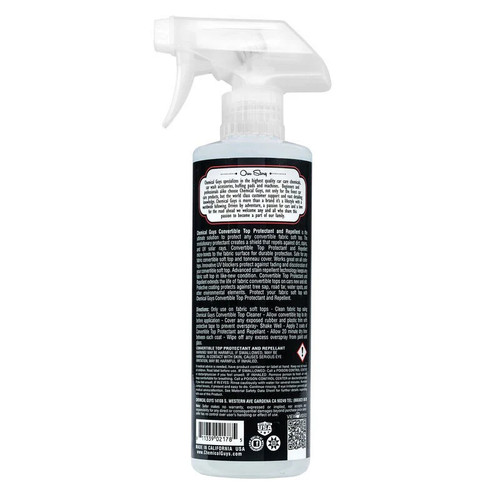 Chemical Guys Convertible Top Protectant & Repellent - 16oz Chemical Guys Convertible Top Protectant & Repellent - 16oz