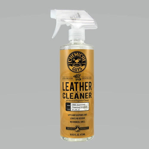 Chemical Guys Leather Cleaner Colorless & Odorless Super Cleaner - 16oz Chemical Guys Leather Cleaner Colorless & Odorless Super Cleaner - 16oz
