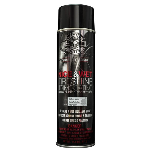 Chemical Guys Nice & Wet Tire Shine Protective Coating for Rubber/Plastic Chemical Guys Nice & Wet Tire Shine Protective Coating for Rubber/Plastic