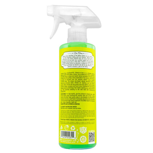 Chemical Guys EcoSmart-RU Waterless Car Wash & Wax - 16oz Chemical Guys EcoSmart-RU Waterless Car Wash & Wax - 16oz