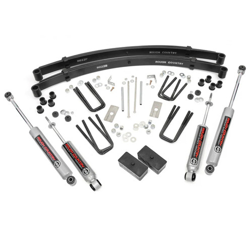 Rough Country 3" Lift Kit w/Rear Blocks | 1984-1985 Toyota Truck 4WD Rough Country 3" Lift Kit w/Rear Blocks | 1984-1985 Toyota Truck 4WD