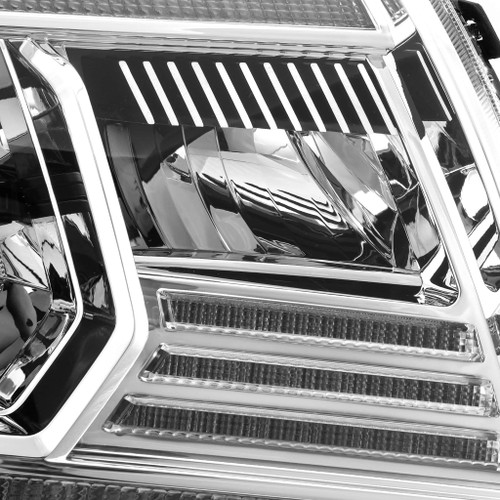 AlphaRex LUXX-Series LED Crystal Headlights Chrome - 2005-2011 Toyota Tacoma ( 880734)