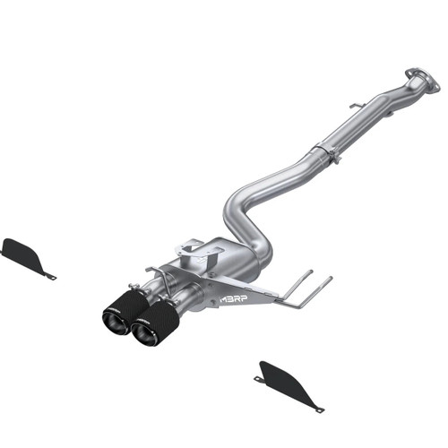 MBRP Center Exit 3" Catback Exhaust w/ Carbon Fiber Tips | 2023+ Toyota GR Corolla