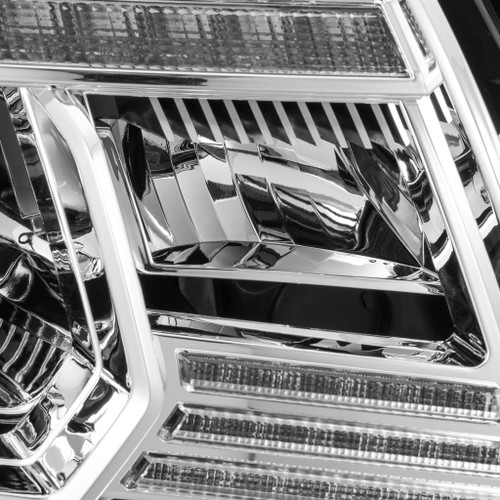 AlphaRex LUXX-Series LED Projector Headlights Chrome - 2005-2011 Toyota Tacoma ( 880740)