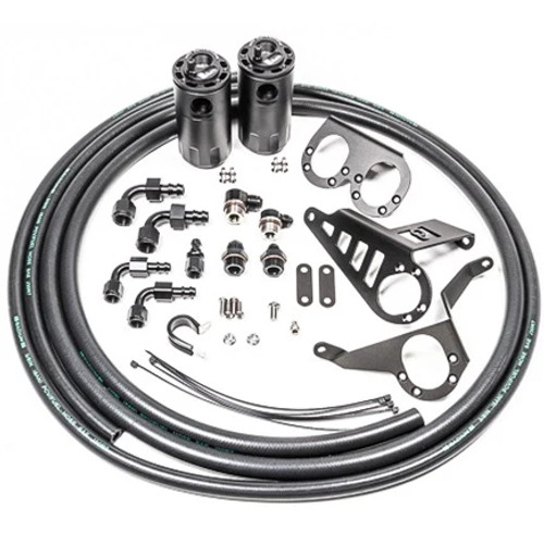 Radium Engineering Dual Catch Can Kit | 1993-1998 Toyota Supra Radium Engineering Dual Catch Can Kit | 1993-1998 Toyota Supra
