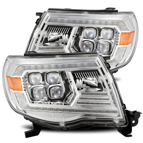 AlphaRex NOVA-Series LED Projector Headlights Chrome - 2005-2011 Toyota Tacoma (880743)