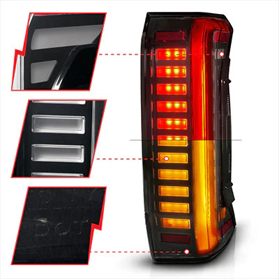 Anzo Z-Series LED Tail Lights | 2022-2026 Toyota Tundra