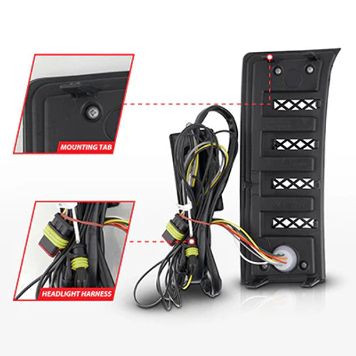 Anzo DRL Vent Lights | 2022-2026 Toyota Tundra