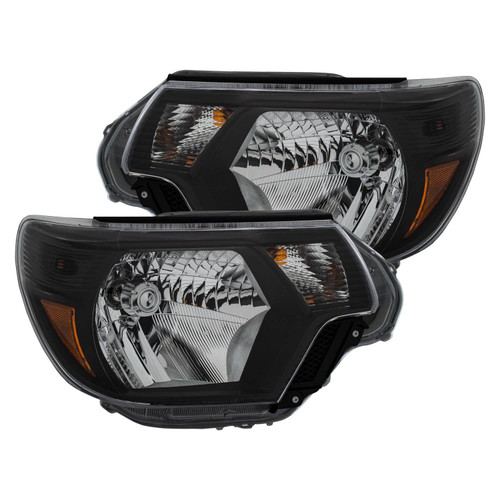 Anzo Black Halogen Headlight 2012-2015 Toyota Tacoma (111395) Anzo Black Halogen Headlight 2012-2015 Toyota Tacoma (111395)