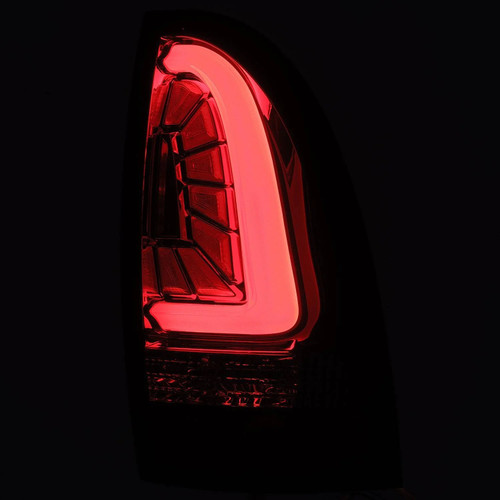 AlphaRex PRO-Series Jet Black LED Tail Lights | 2005-2015 Toyota Tacoma (680030)