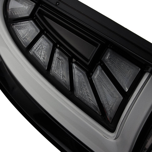 AlphaRex PRO-Series Jet Black LED Tail Lights | 2005-2015 Toyota Tacoma (680030)