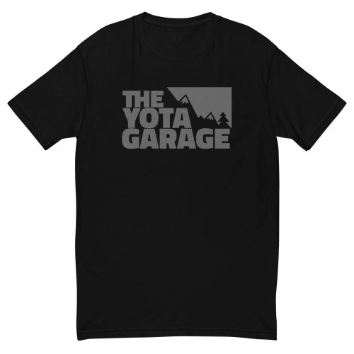 TheYotaGarage v.1 Black T-Shirt w/ Grey Logo TheYotaGarage v.1 Black T-Shirt w/ Grey Logo