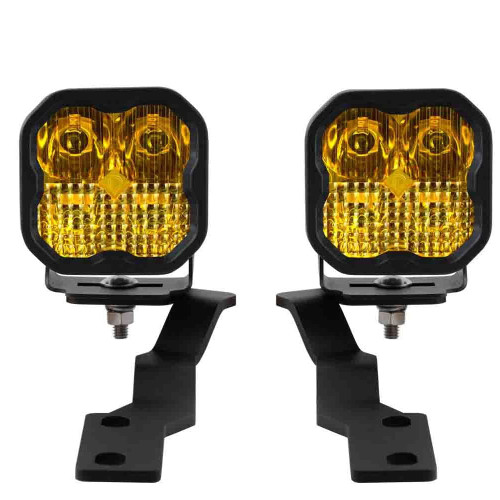 Diode Dynamics Amber SS3 Stage Series Ditch Light Kit | 2023-2016 Toyota Tacoma Diode Dynamics Amber SS3 Stage Series Ditch Light Kit | 2023-2016 Toyota Tacoma