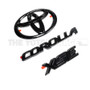 Toyota OEM Black Emblem Overlays | 2019+ Toyota Corolla Hatchback Toyota OEM Black Emblem Overlays | 2019+ Toyota Corolla Hatchback