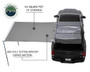 Overland Vehicle Systems Nomadic Awning 2.0 - 6.5' With Black Cover | Universal