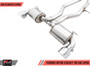 AWE Non-Resonated Touring Edition Exhaust - 5" Chrome Silver Tips | 2020+ Toyota GR Supra A90