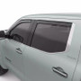 EGR Dark Smoke In-Channel Window Visors | 2022-2026 Toyota Tundra