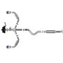 aFe Gemini XV 3" to 2-1/2" 304 Stainless Steel Cat-Back Exhaust System w/ Cut-Out Blue Flame | 2023+ Toyota GR Corolla