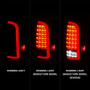 ANZO Full LED Tail Lights With Sequential Turn Signal - Black Housing Smoke Lens | 2005-2015 Toyota Tacoma