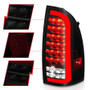 ANZO Full LED Tail Lights With Sequential Turn Signal - Black Housing Smoke Lens | 2005-2015 Toyota Tacoma