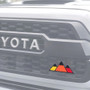 Tufskinz Tri-Color Badge - Textured Mountain Badge | 2016-2023 Toyota Tacoma