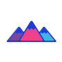 Tufskinz Tri-Color Badge - Domed Mountain Badge | 2016-2023 Toyota Tacoma