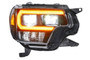 Morimoto XB Hybrid LED Headlights - Amber | 2012-2015 Toyota Tacoma (LF529-A)