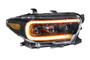 Morimoto XB LED Headlights - Amber DRL | 2016-2022 Toyota Tacoma (LF530.2-A-ASM)