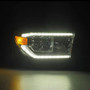 AlphaRex MK II NOVA-Series LED Projector Headlights Chrome (With Level Adjuster) | 2007-2013 Toyota Tundra